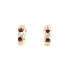 CONJUNTO EN ORO CON RUBIES Y BRILLANTES