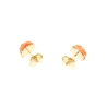 CONJUNTO DE ANILLO Y PENDIENTES EN ORO CON CORAL