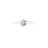 SOLITARIO BODES EN ORO  BLANCO CON BRILLANTE DE 0.51 CT