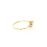 ANILLO EN ORO CON PERLAS Y CIRCONITAS