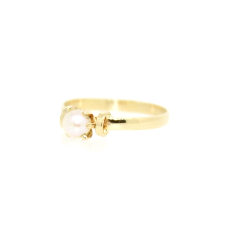 ANILLO EN ORO CON PERLA