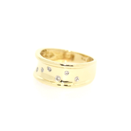 ANILLO EN ORO CON 0.10 CT EN BRILLANTES