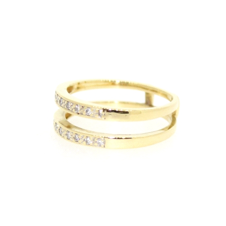 ANILLO EN ORO CON 0.12 CT EN BRILLANTES