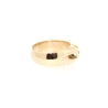 SOLITARIO EN ORO DE 14 KT CON DIAMANTE DE 0.77 CT