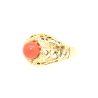 ANILLO EN ORO CON CORAL