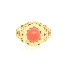 ANILLO EN ORO CON CORAL