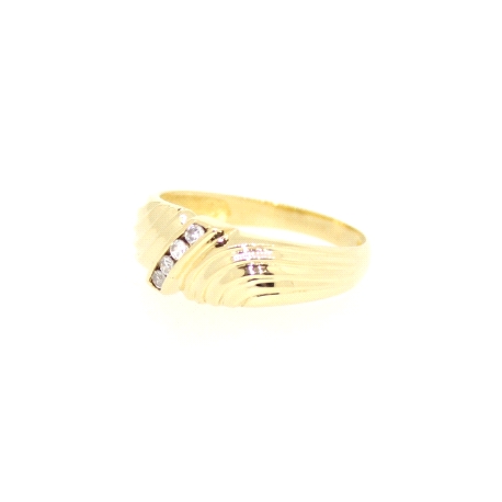 ANILLO EN ORO CON CIRCONITAS