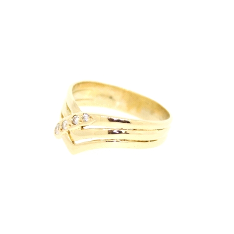 ANILLO EN ORO CON CIRCONITAS