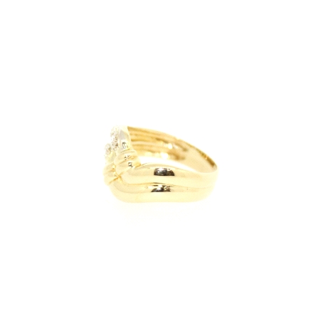 ANILLO EN ORO CON CIRCONITAS