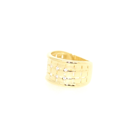 ANILLO EN ORO CON CIRCONITAS