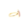 ANILLO EN ORO CON CUARZO ROSA