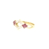 ANILLO EN ORO CON RUBIES Y CIRCONITAS