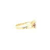 ANILLO EN ORO CON RUBIES Y CIRCONITAS