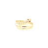 ANILLO SERPIENTE EN ORO CON RUBIES Y CIRCONITAS