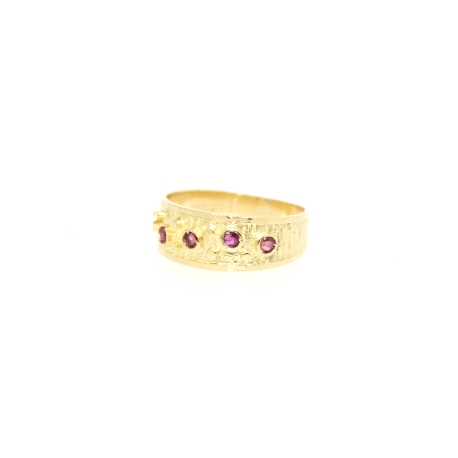 ANILLO EN ORO CON RUBIES