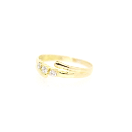 ANILLO EN ORO CON CIRCONITAS