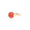 ANILLO EN ORO CON CORAL