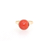 ANILLO EN ORO CON CORAL