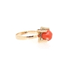 ANILLO EN ORO CON CORAL