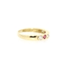 ANILLO EN ORO CON RUBIES Y CIRCONITAS