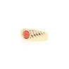 ANILLO EN ORO DE 18 KT CON CORAL