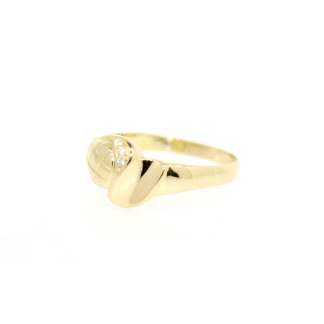 ANILLO EN ORO CON CIRCONITAS