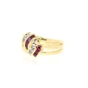 ANILLO EN ORO CON RUBIES Y CIRCONITAS