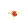 ANILLO EN ORO CON CORAL