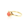 SORTIJA ANTIGUA EN ORO 18K CON CORAL