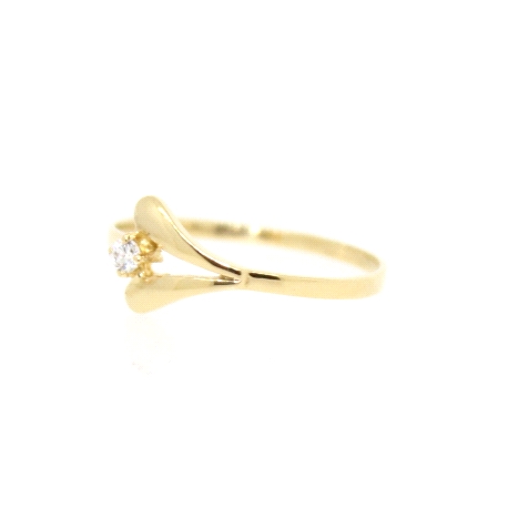 ANILLO EN ORO 18K CON CIRCONITA