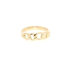 ANILLO MODELO BARBADO EN ORO DE 14 KT