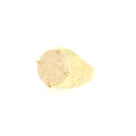 ANILLO MOTIVO MUJER EN ORO DE 18 KT