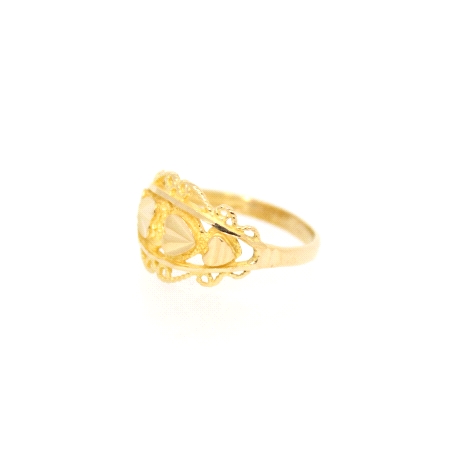 ANILLO CORAZONES EN ORO DE 18 KT