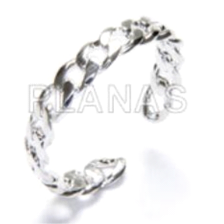 ANILLO AJUSTABLE EN PLATA DE LEY