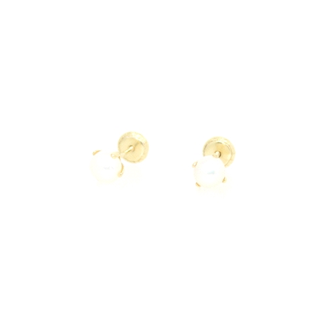 PENDIENTES PERLA EN ORO 18K