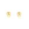 PENDIENTES REDONDOS MINI EN ORO 18K