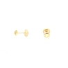 PENDIENTES REDONDOS MINI EN ORO 18K