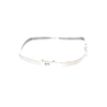 PULSERA EN ORO BLANCO 18K CON 0.20 CT EN PIEDRAS PRECIOSAS