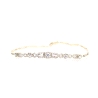 PULSERA VINTAGE EN ORO 18K CON CIRCONITAS