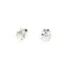 PENDIENTES DORMILONES EN ORO 18K CON 0.50 CT EN BRILLANTES