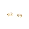 PENDIENTES EN TRES OROS 18K CON 0.10 CT EN DIAMANTES