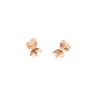 PENDIENTES CORAZON EN ORO 18K CON 0.02 CT EN BRILLANTES