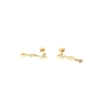 PENDIENTES VINTAGE EN DOS OROS 18K CON 0.70 CT EN DIAMANTES