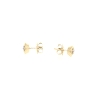 PENDIENTES DORMILONES EN ORO 18K CON 0.20 CT EN BRILLANTES