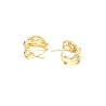 PENDIENTES EN ORO 18K CON RUBIES, ZAFIROS, ESMERALDAS Y CIRCONITAS CON