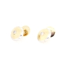 GEMELOS EN ORO 14K CON 0.12 CT EN BRILLANTES