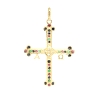 CRUZ DE LA VICTORIA EN ORO 18K CON 0.15 CT EN BRILLANTES