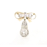 COLGANTE VINTAGE EN DOS OROS 18K CON 0.30 CT EN DIAMANTES