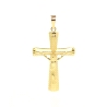 CRUZ CON CRISTO EN ORO 18K