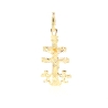 CRUZ DE CARAVACA EN ORO 18K